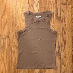 Madewell Chocolate Brown Tank Top